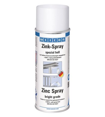 Спрей Цинк світлий «яскравий колір» WEICON Zinc Spray bright grade (400 мл)